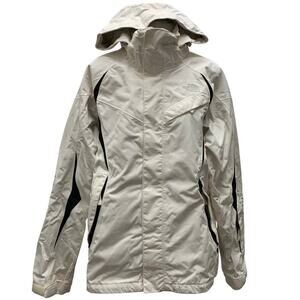 The North Face Womens Large Kira Triclimate Jacket Snow White